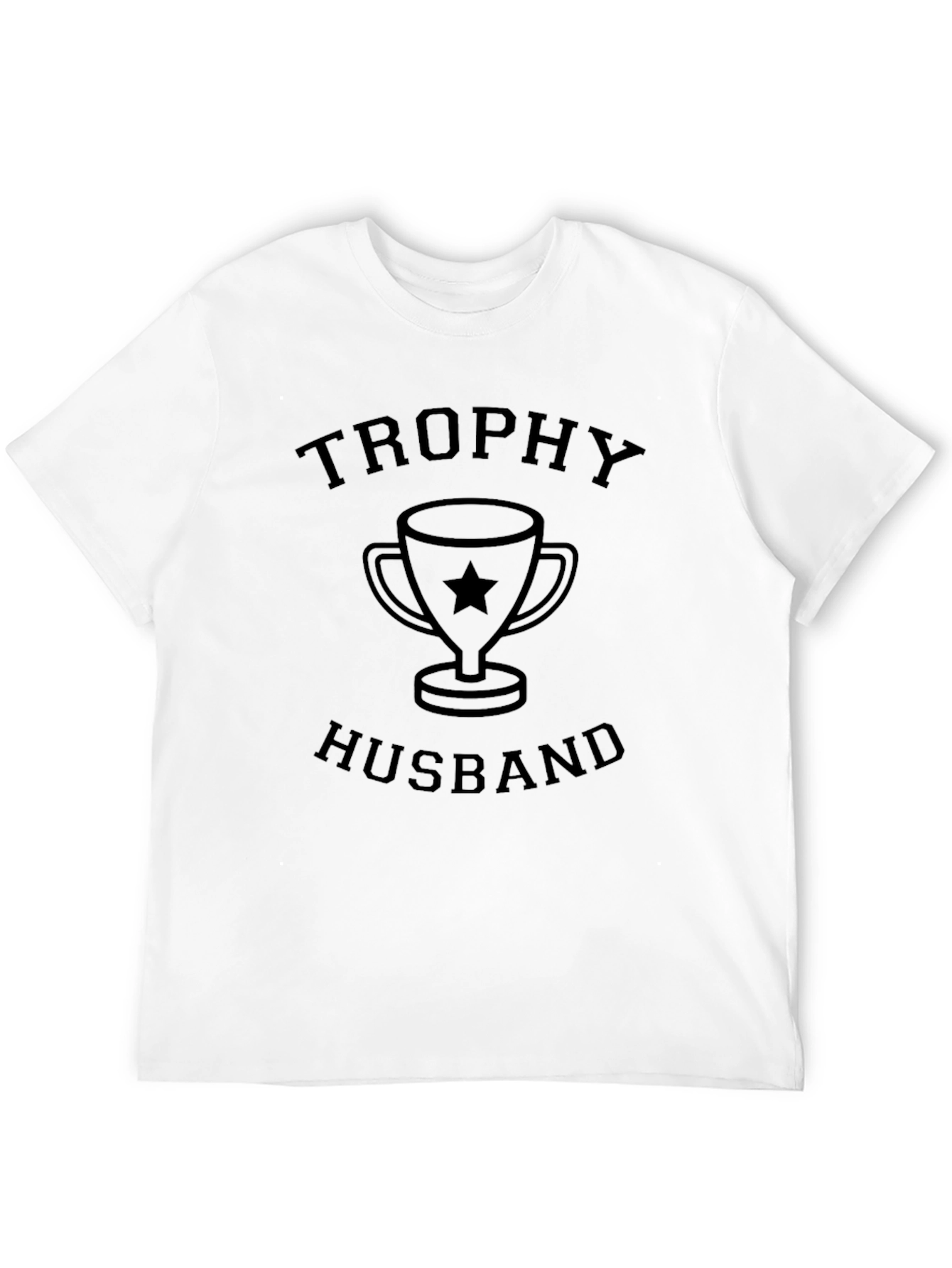 Black Trophy Husband Graphic Tee - Black T-Shirt view 12