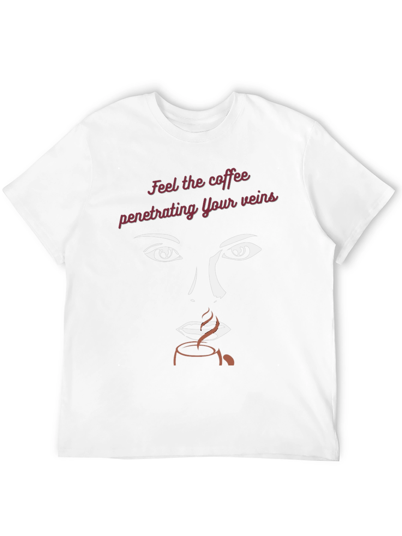 Black Coffee Veins Graphic Tee view 12