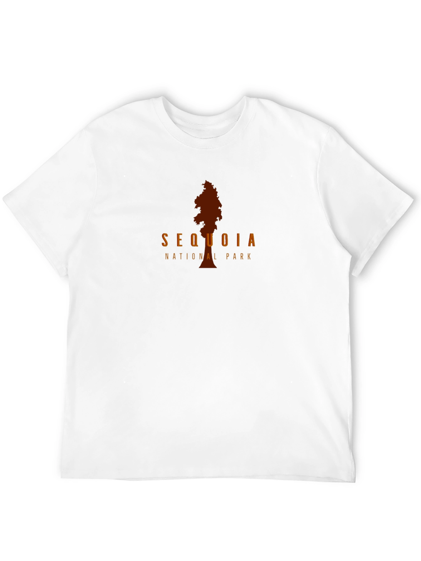 Black Sequoia National Park Tree Graphic Black T-Shirt view 12