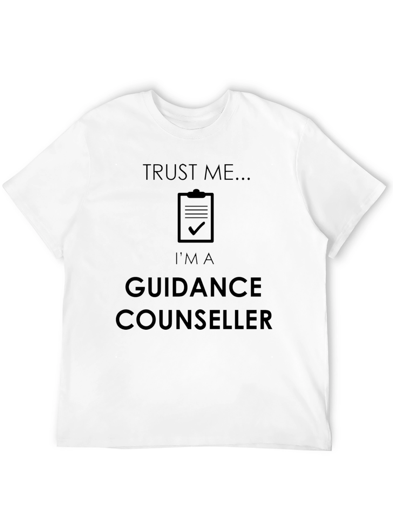 Black Guidance Counselor T-Shirt - Trust Me view 12