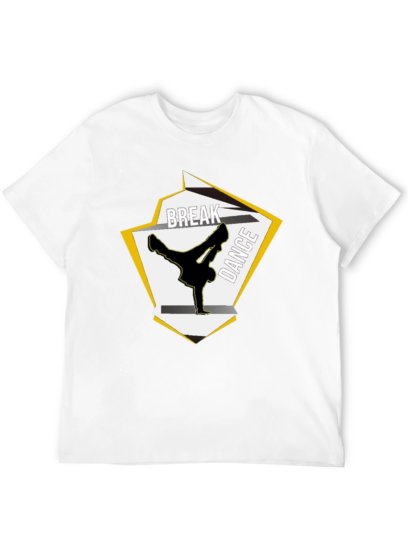 Black Break Dance Graphic T-Shirt - Urban Style view 12