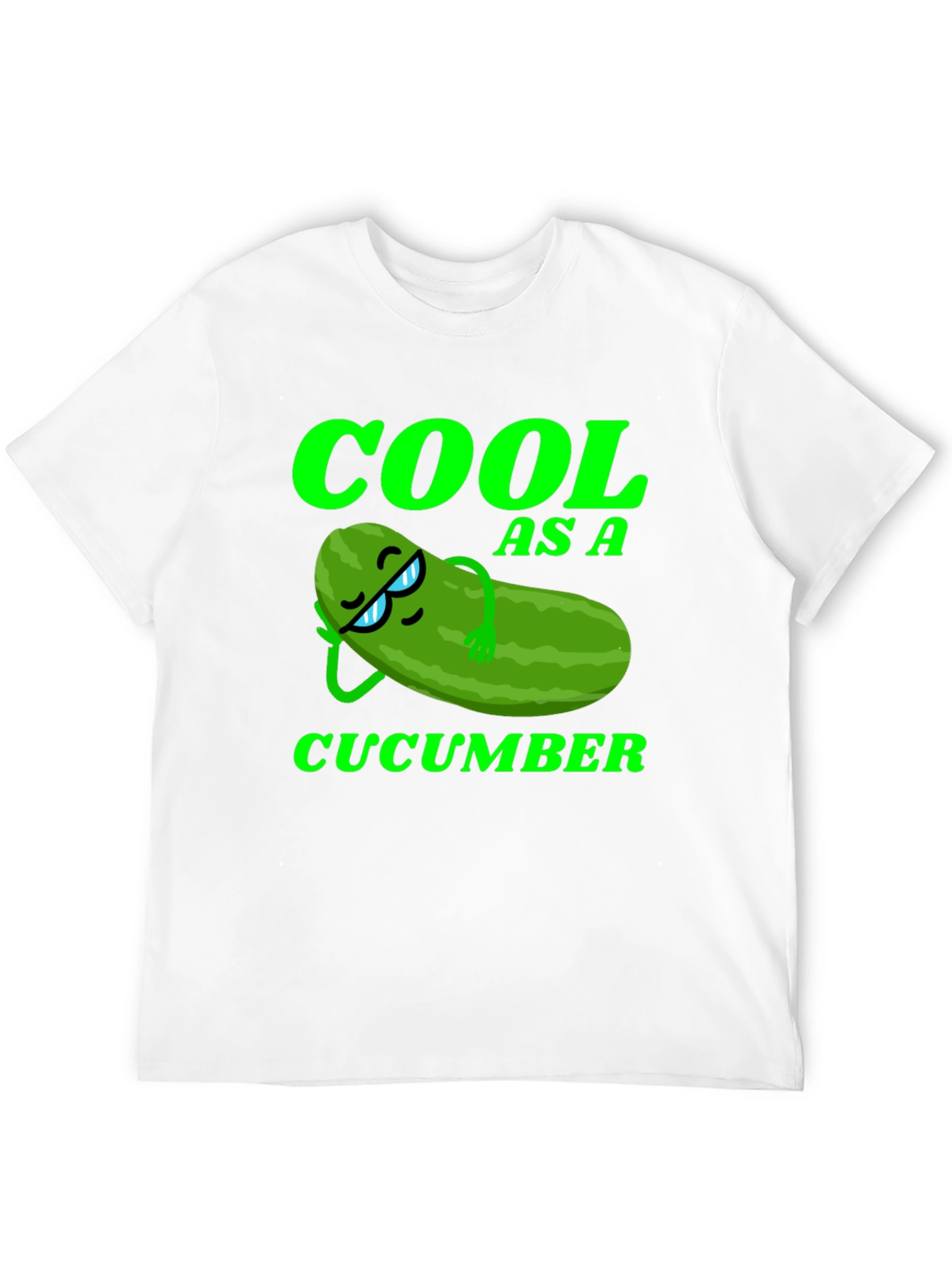 Black Cool As A Cucumber Graphic Tee - Relaxed Style view 12