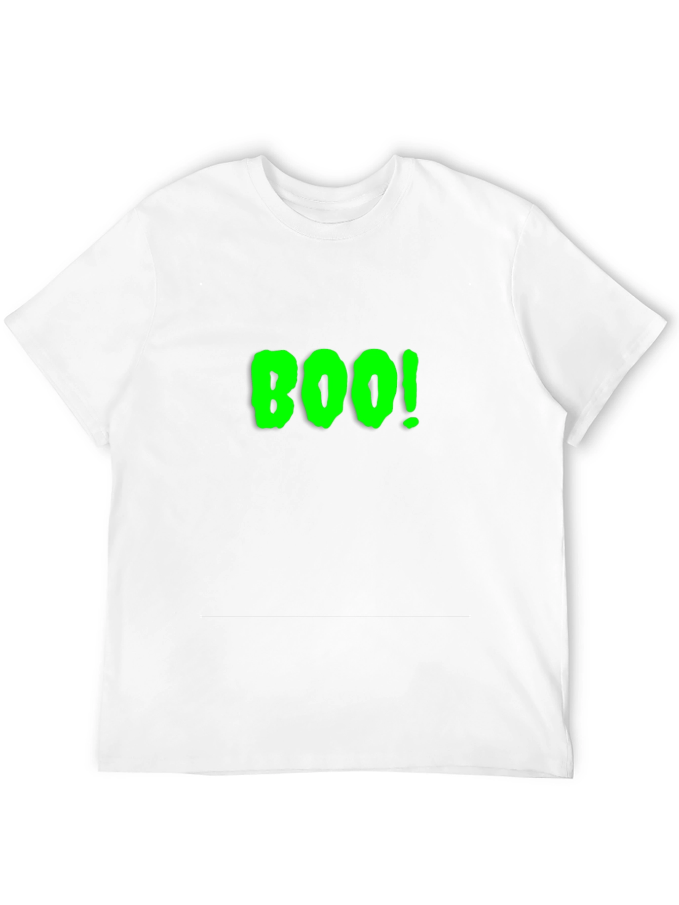 Black Boo! Black Cotton Graphic Tee view 12