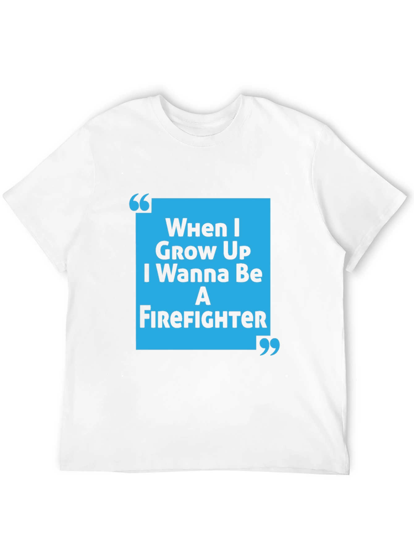 Black Firefighter Aspirations T-Shirt - "When I Grow Up" view 12