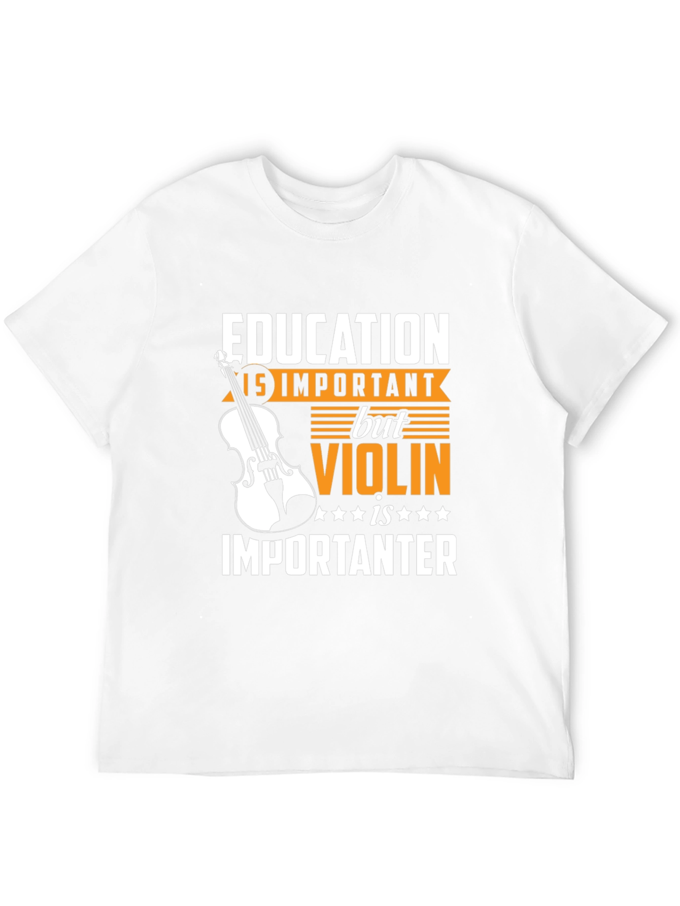 Black Education Violin is Importanter T-Shirt view 12