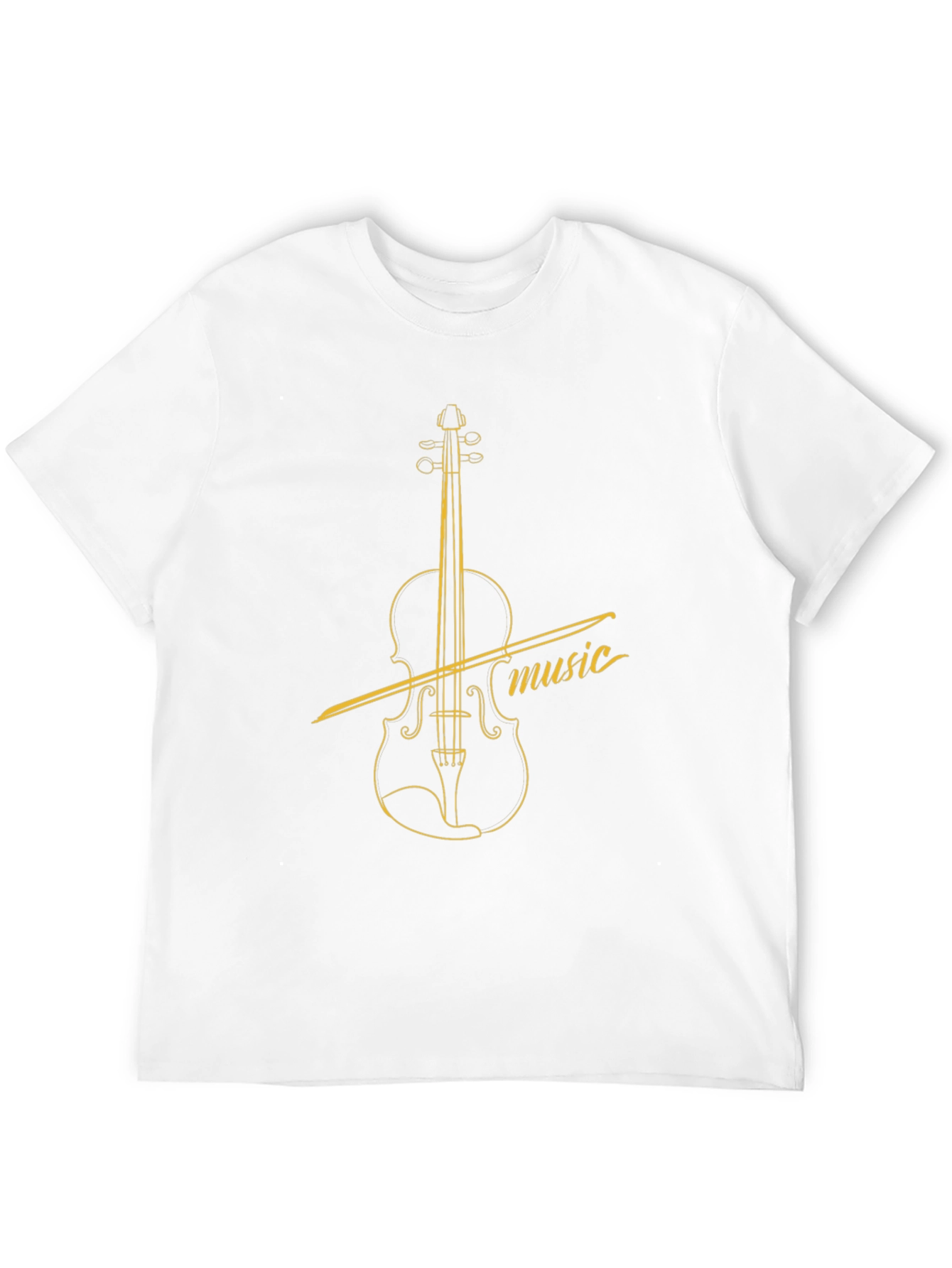 Black Violin Music Tee - Classic Musician's Black T-Shirt view 12