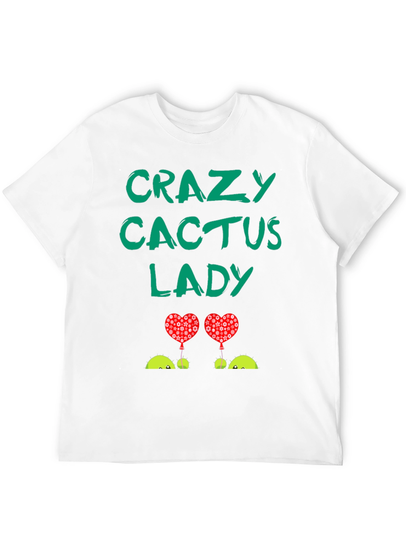 Black Crazy Cactus Lady T-Shirt view 12