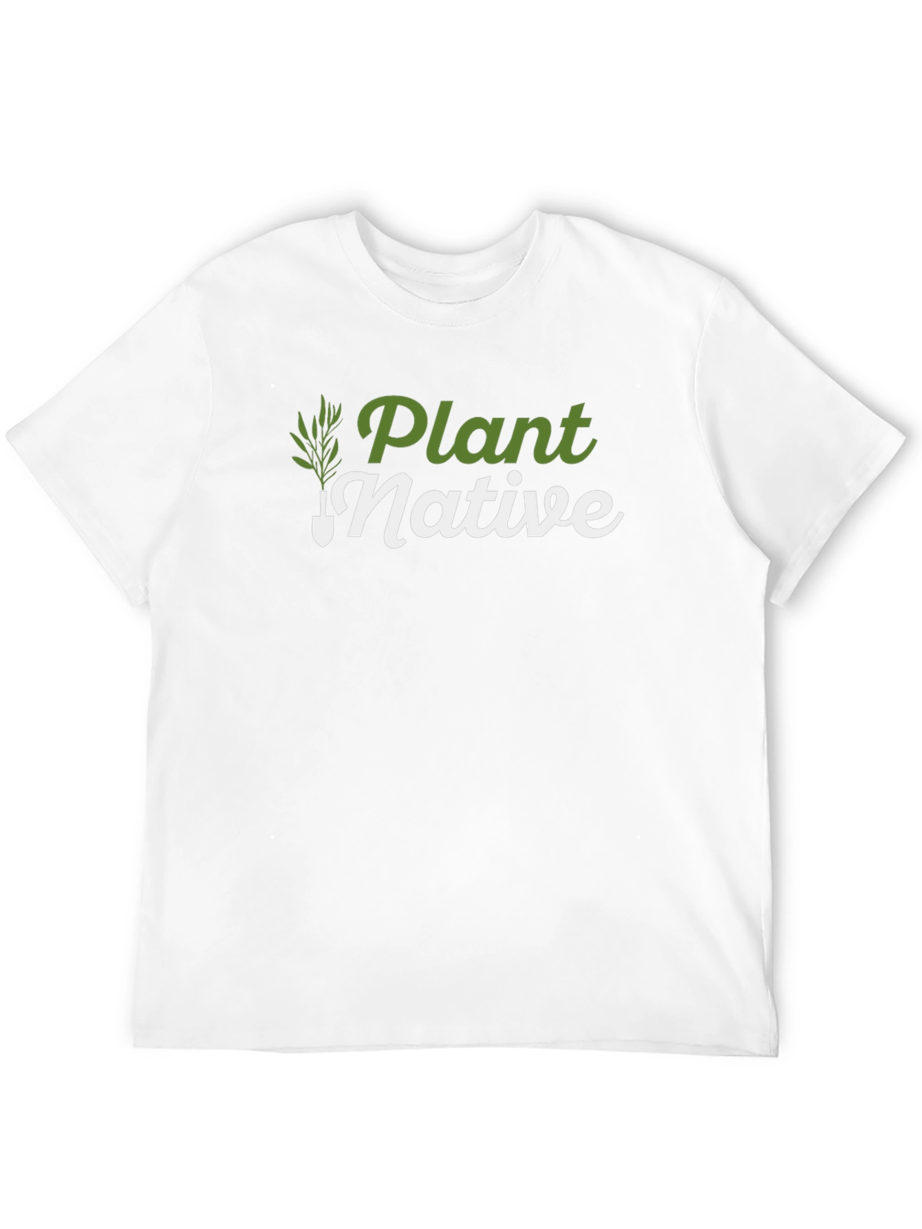 Black Plant Native Graphic T-Shirt - Black, Eco-Friendly view 12