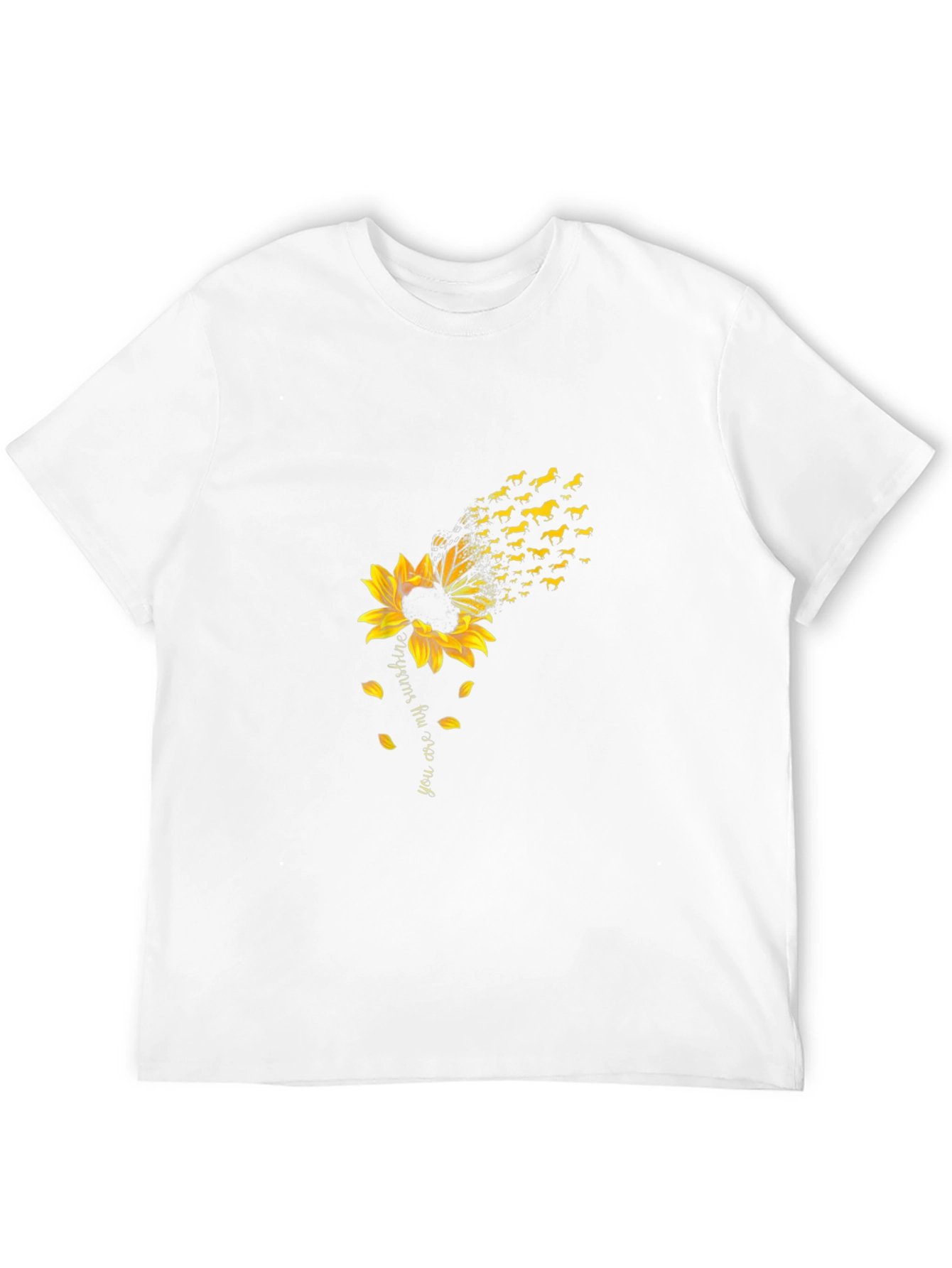 Black Sunflower Dachshund T-Shirt - You are My Sunshine view 12