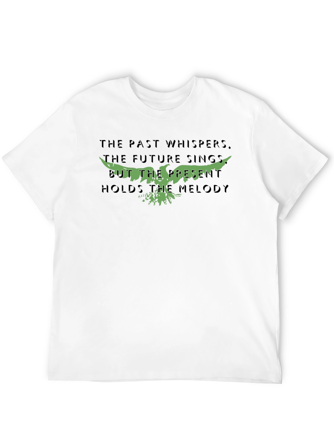 Black The Past Whispers Graphic Tee view 12