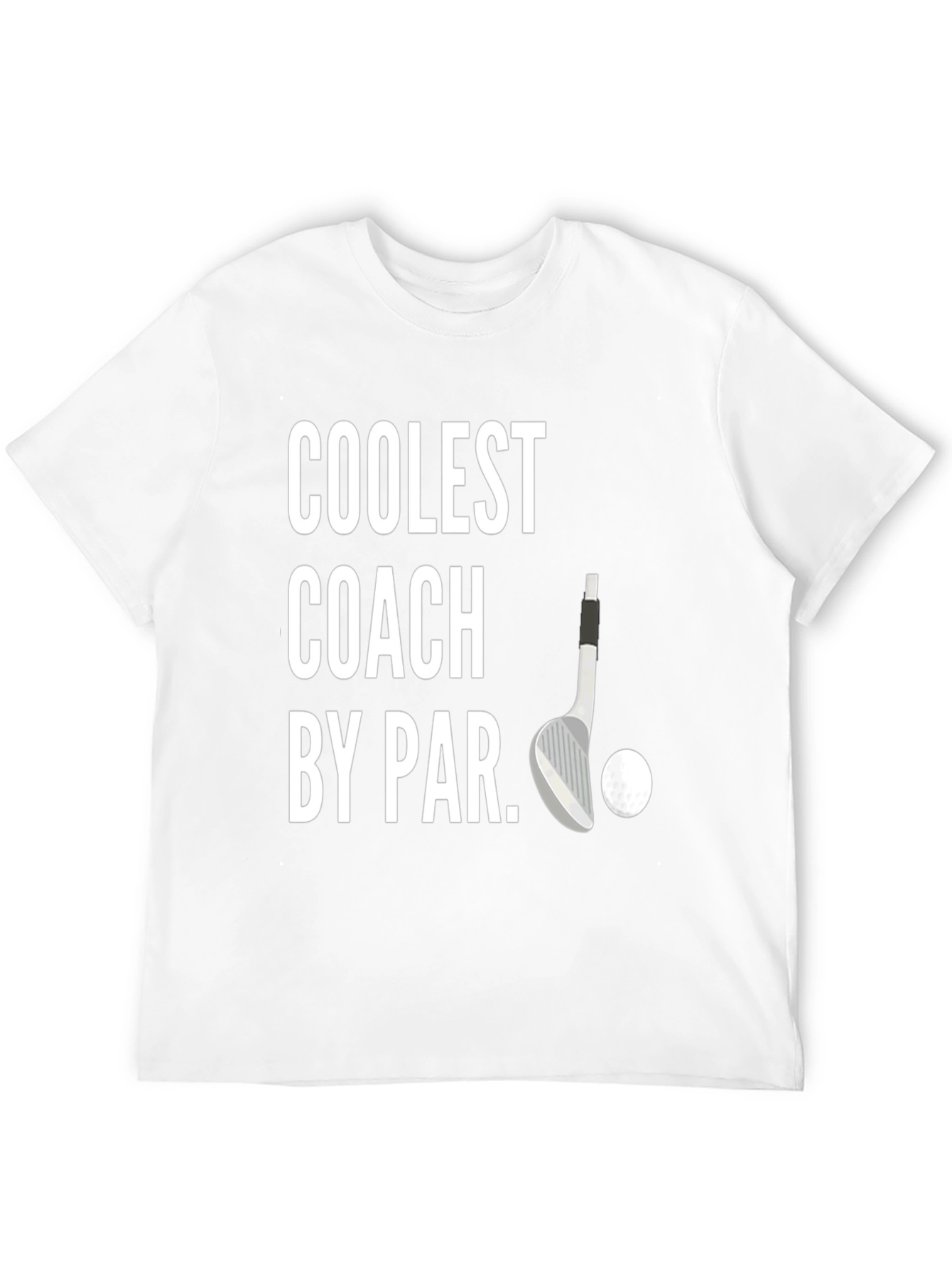 Black Coolest Coach By Par Golf T-Shirt view 12