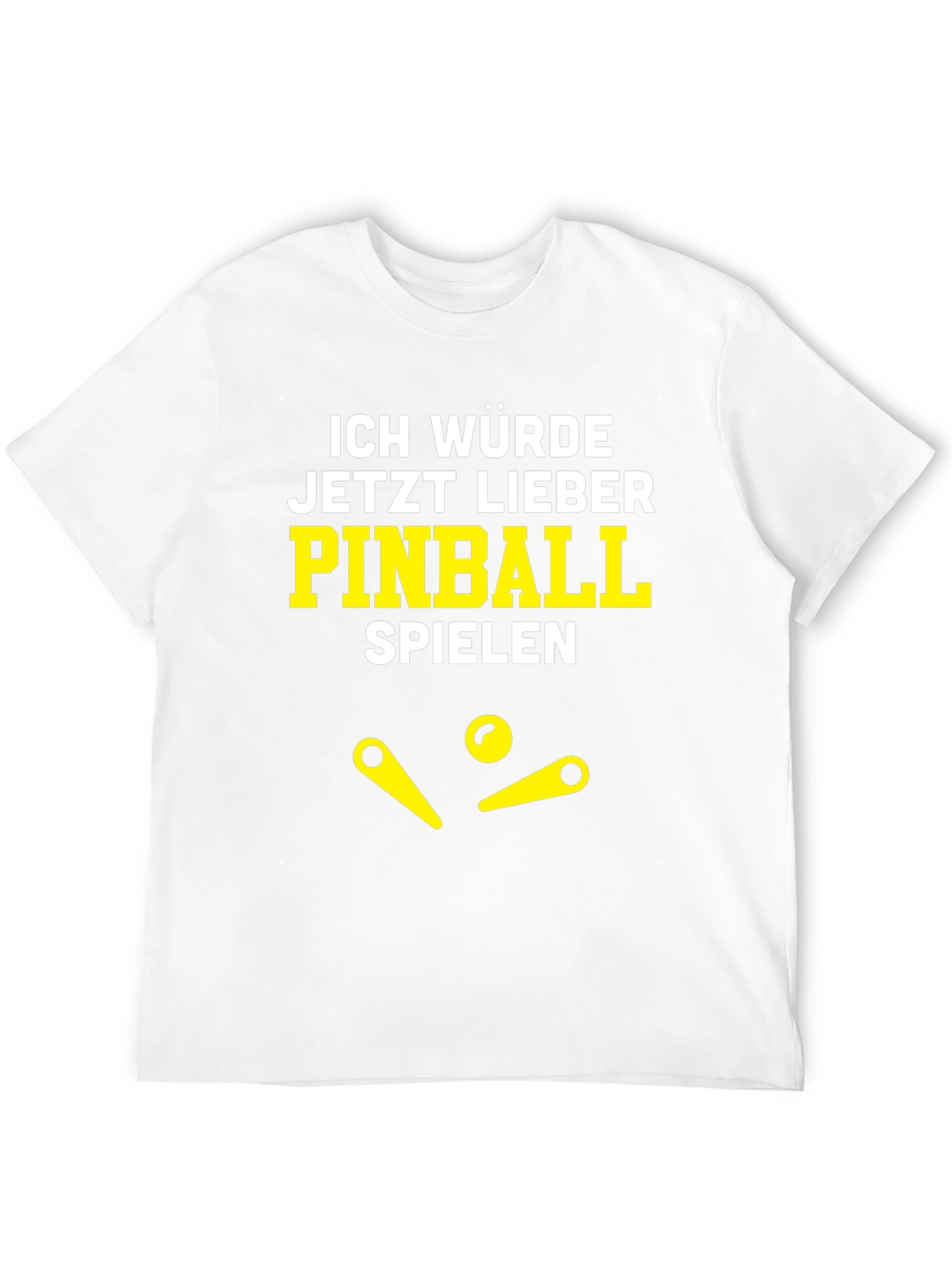 Black Pinball Player T-Shirt - I'd Rather Be Playing Now! view 12
