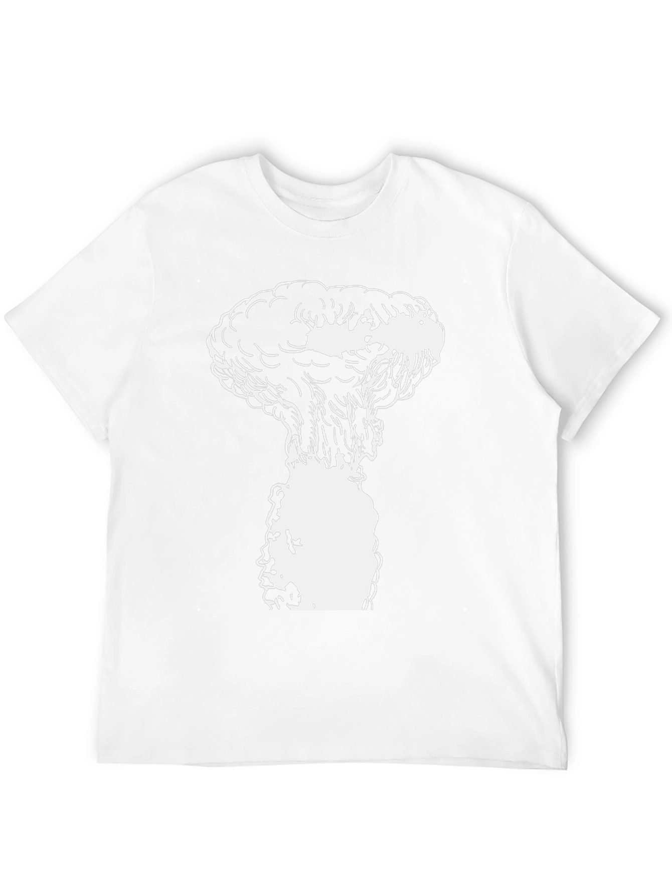 Black Mushroom Cloud Graphic Tee - Black view 12
