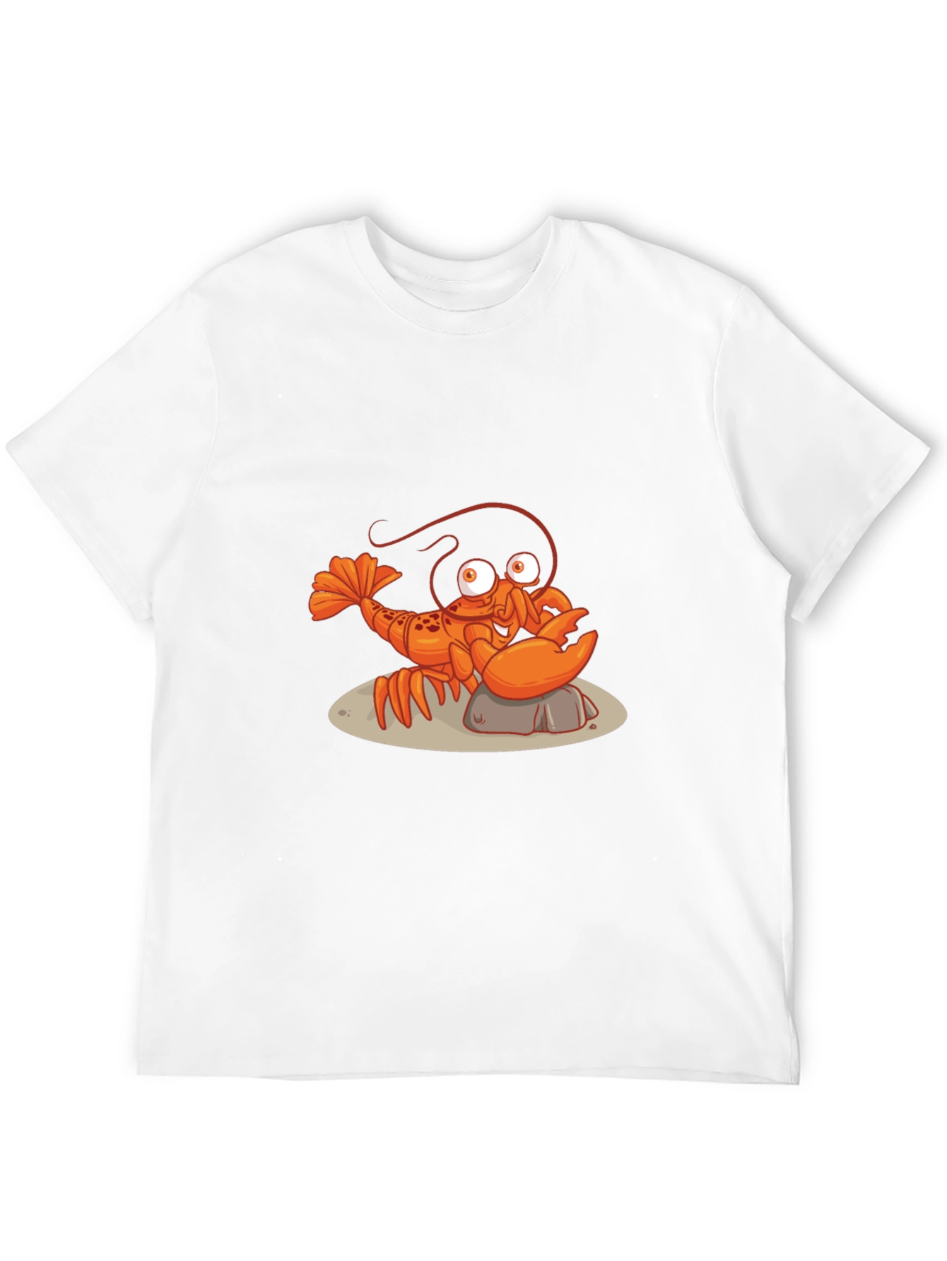 Black Lobster Graphic Tee - Quirky Black T-Shirt view 12