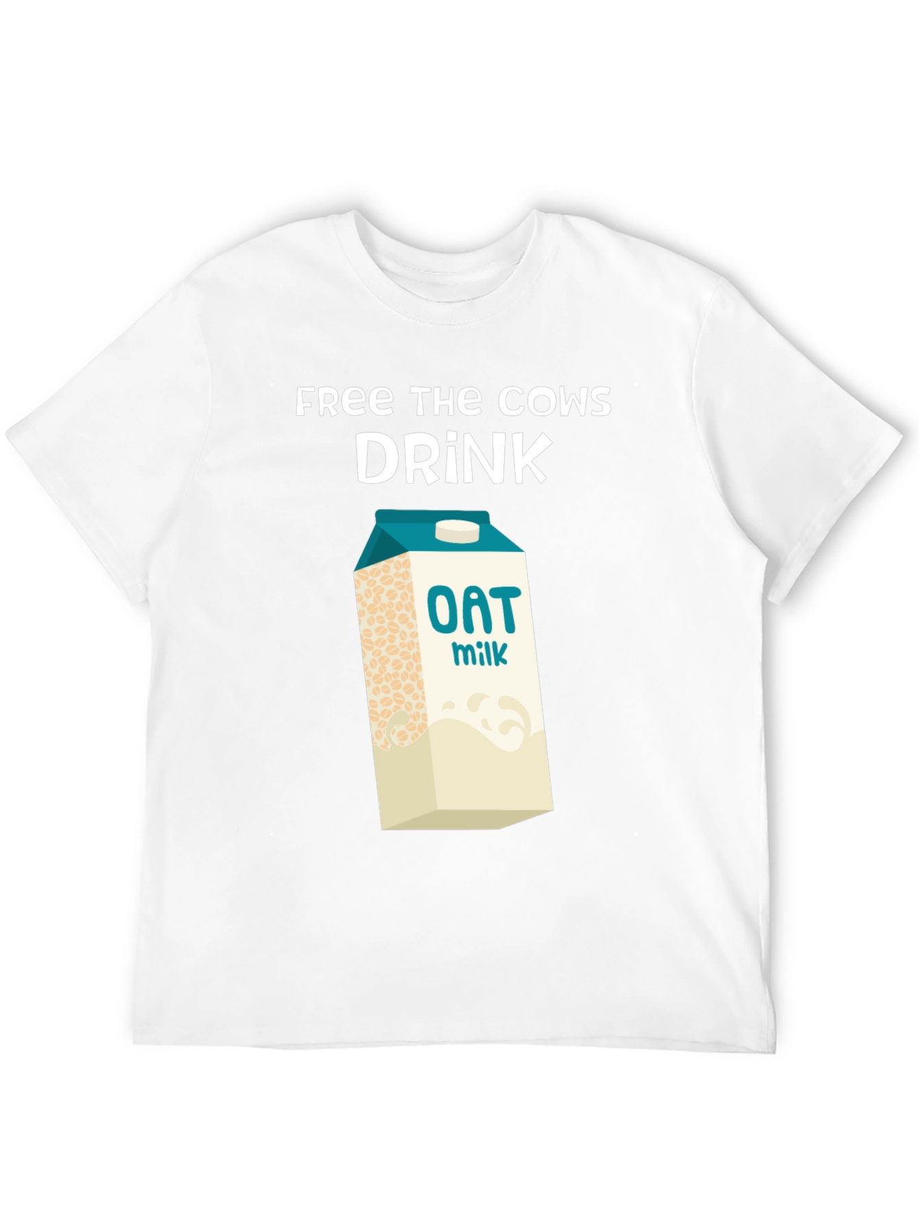Free the Cows Drink Oat Milk T-Shirt - 12