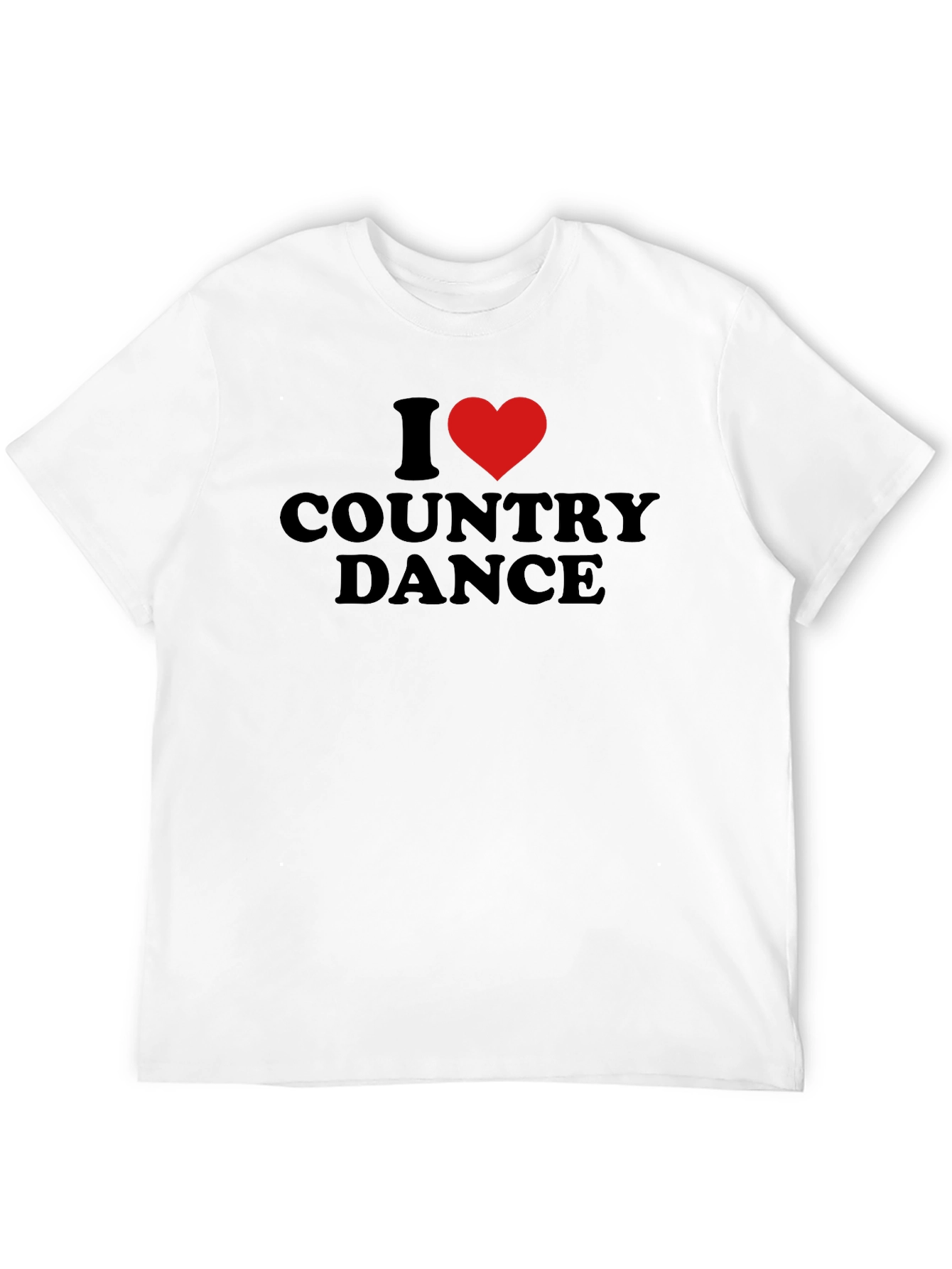 Black I Heart Country Dance Black T-Shirt view 12
