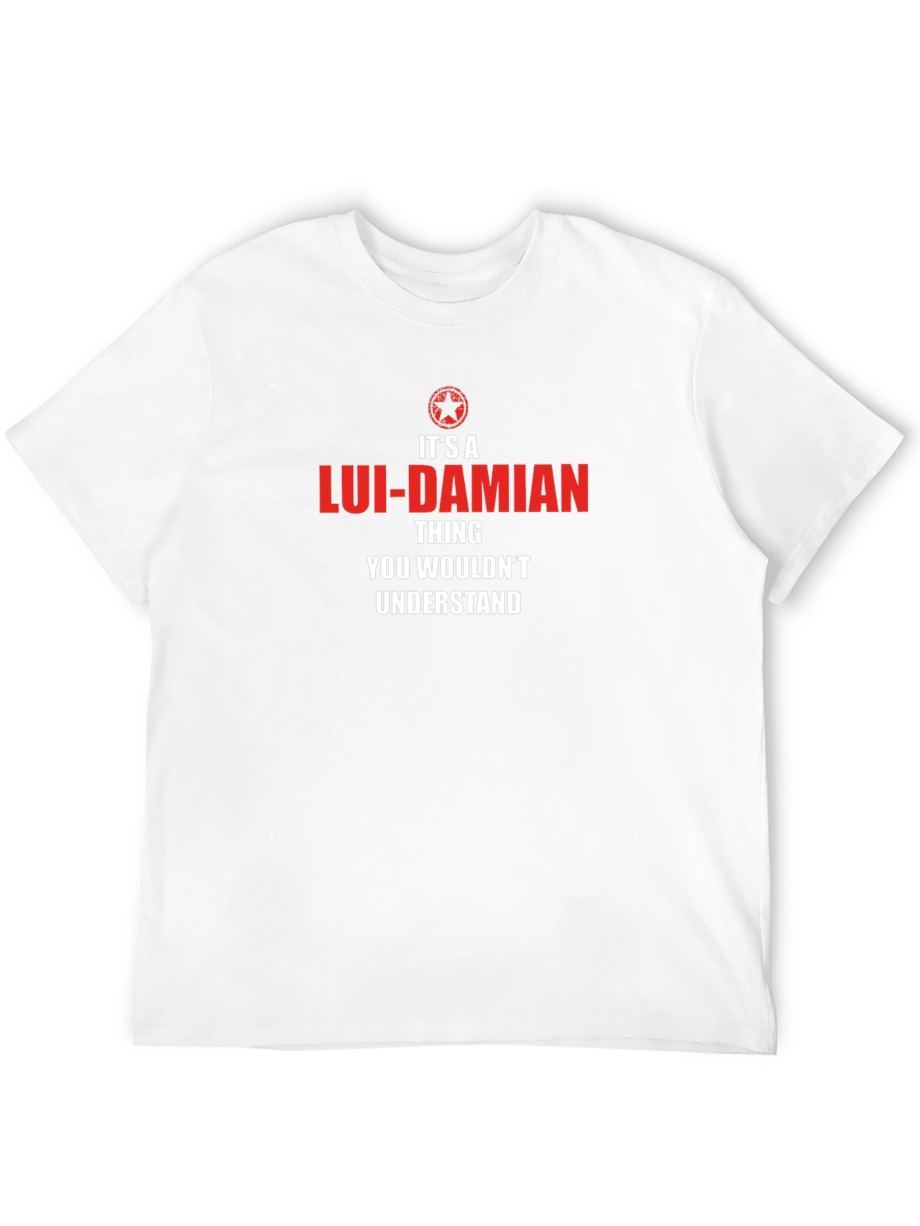 Black It's a Lui-Damian Thing T-Shirt view 12
