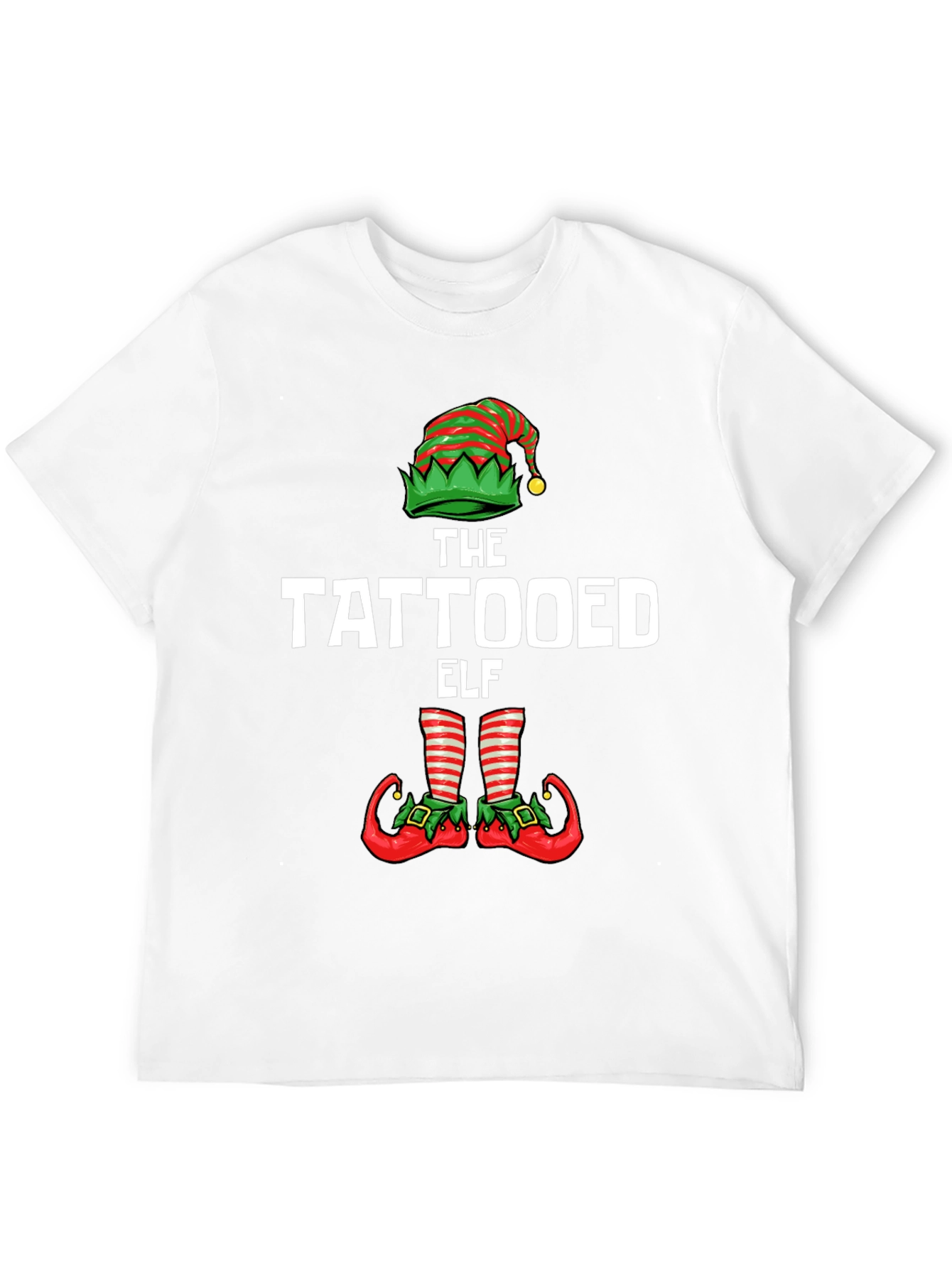 Black The Tattooed Elf Graphic T-Shirt view 12