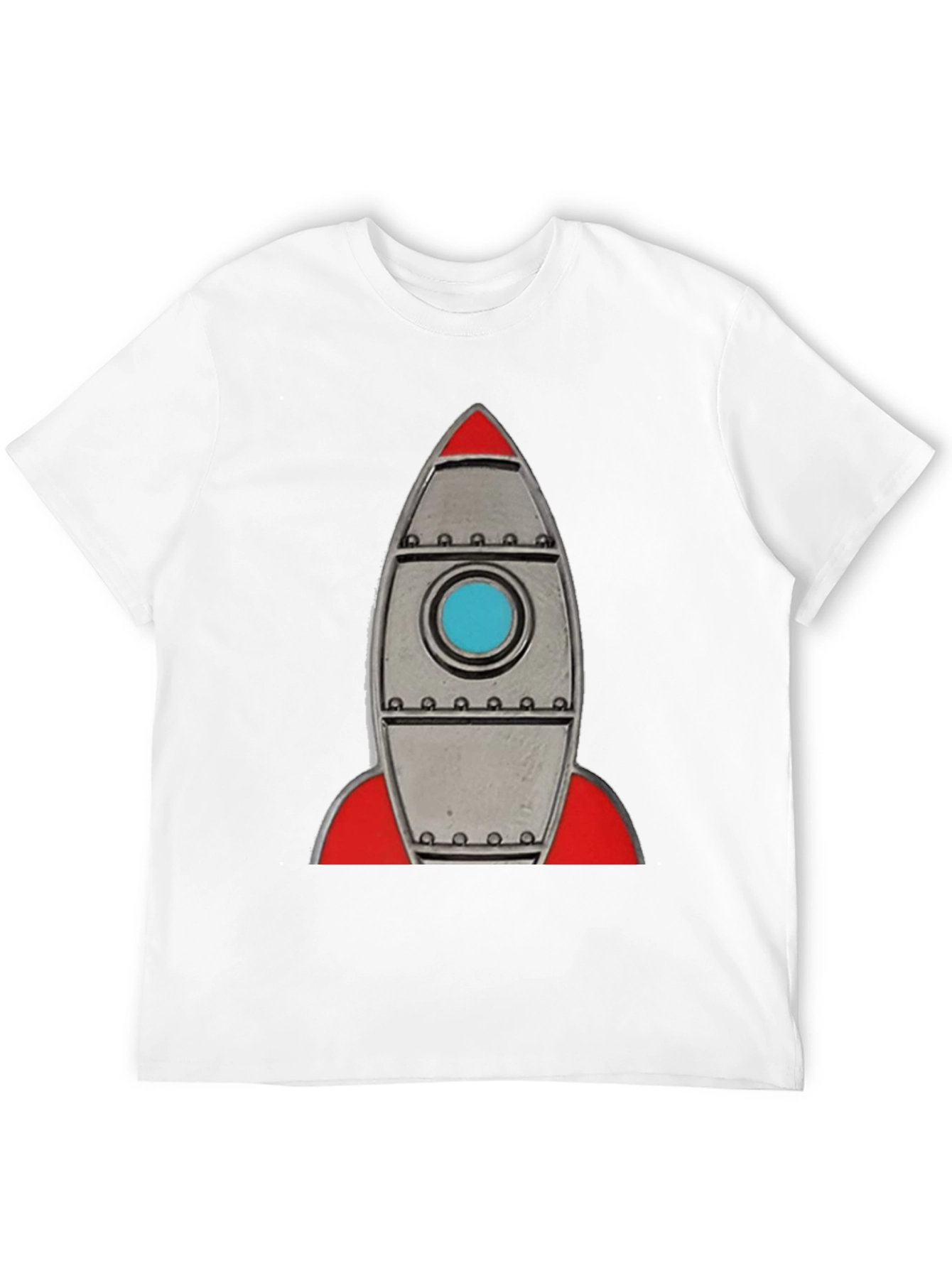 Black Retro Rocket T-Shirt - Space Adventure Tee view 12