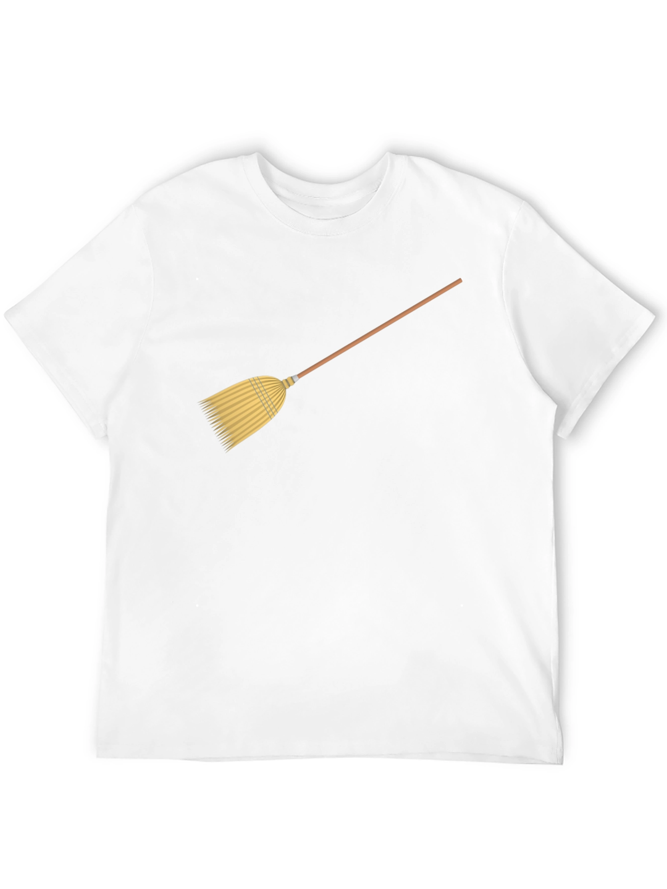 Black Broom Graphic Black T-Shirt view 12