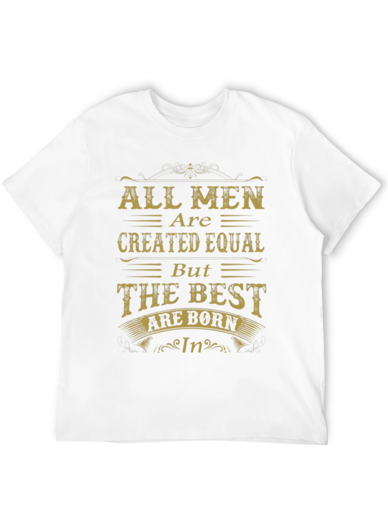 Black All Men Are Created Equal Black T-Shirt view 12