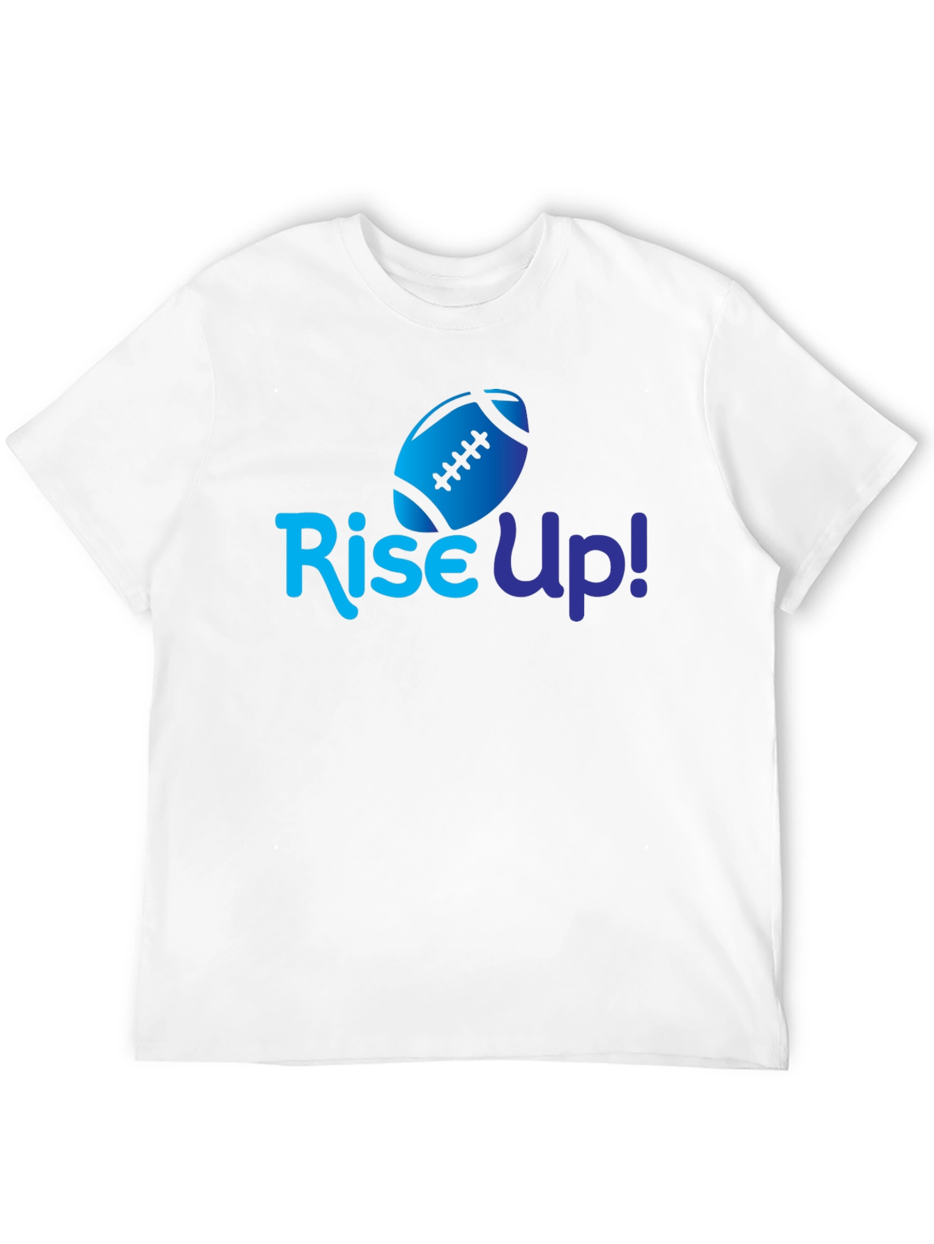 Black Rise Up Football T-Shirt view 12