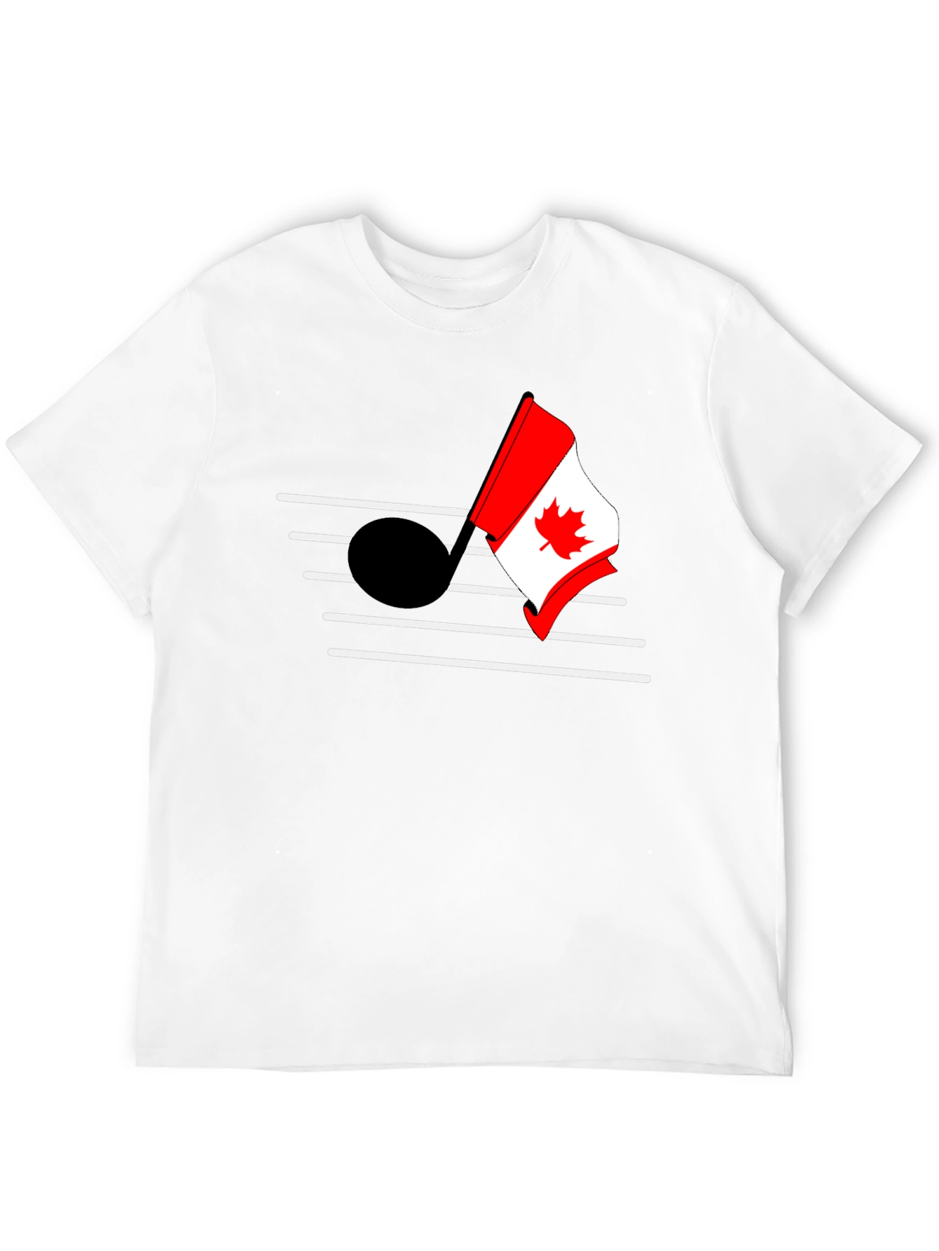Black Canadian Music T-Shirt view 12