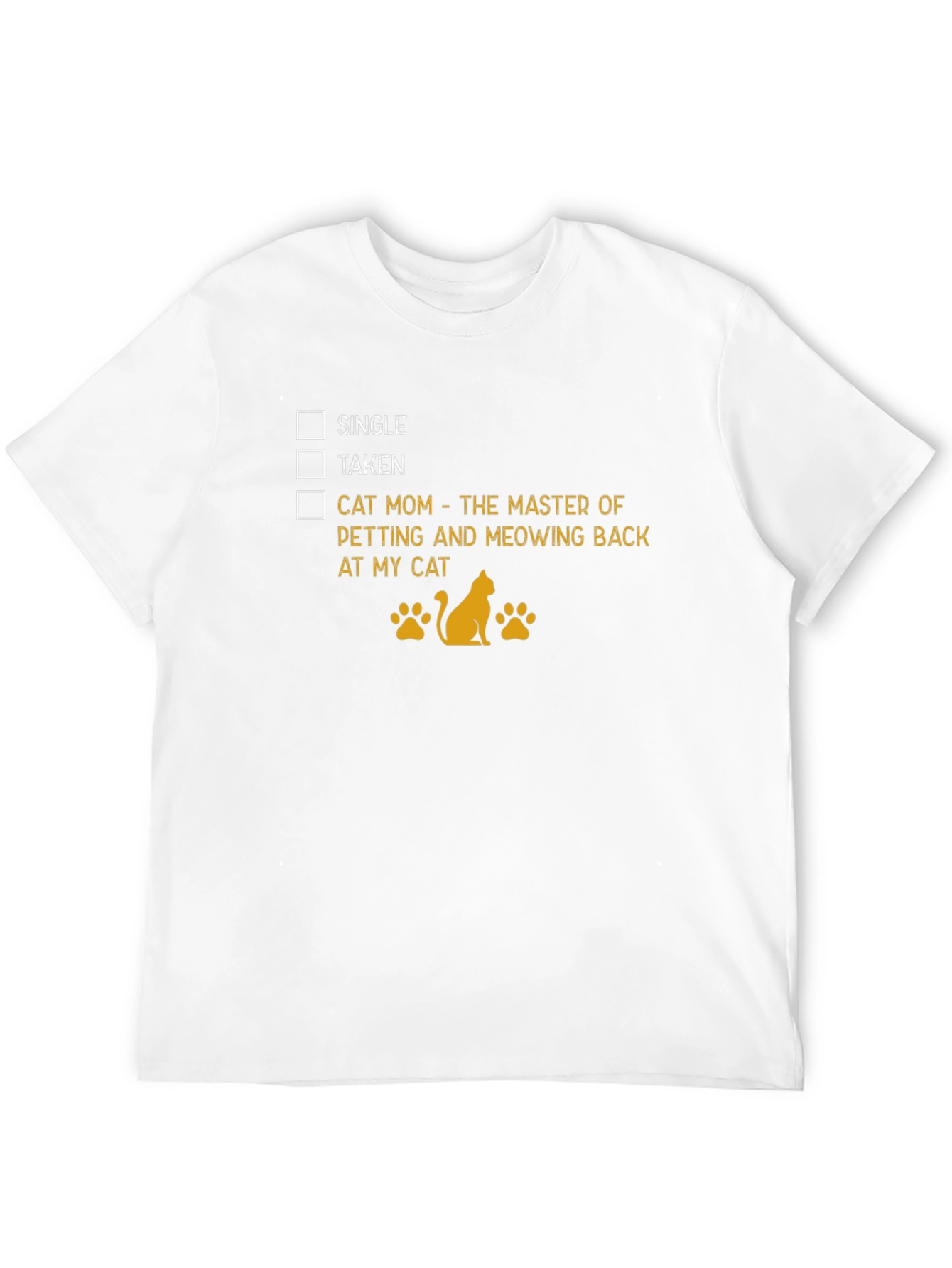 Black Cat Mom T-Shirt - Single Taken Master of Meowing view 12