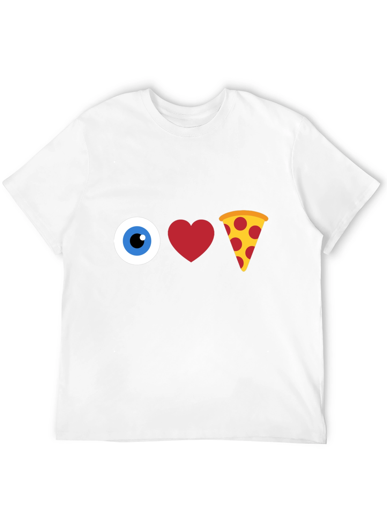 Black I Love Pizza Graphic T-Shirt view 12