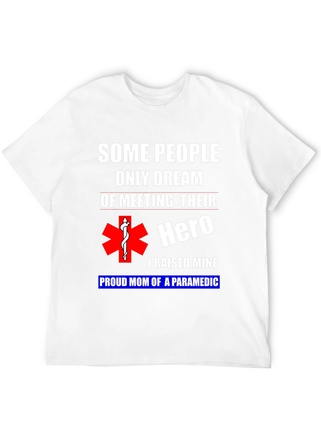 Black Proud Paramedic Mom Graphic T-Shirt view 12
