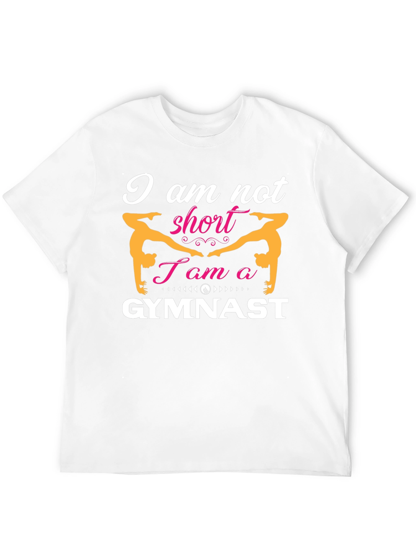 Black Gymnast T-Shirt: I am not short, I am a Gymnast view 12