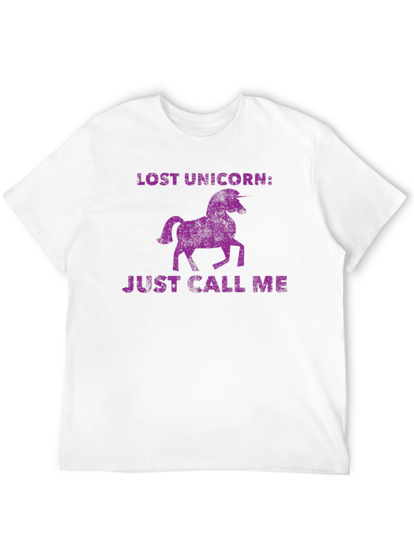 Black Lost Unicorn Graphic Tee - Just Call Me Funny T-Shirt view 12