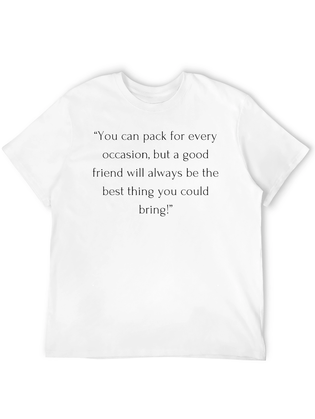 Black Inspirational Quote Graphic Tee - Black view 12