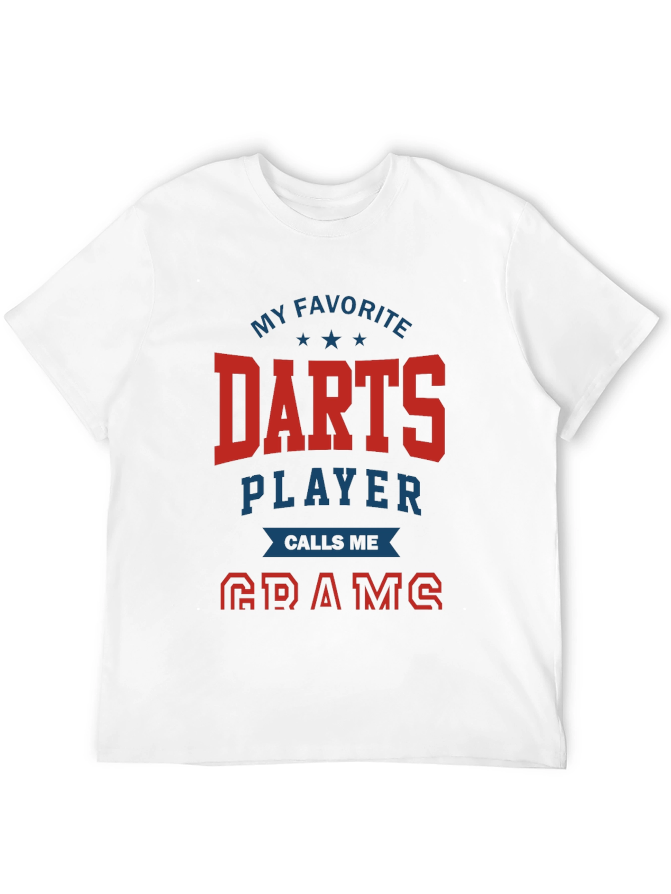 Black My Favorite Darts Player Calls Me Grams T-Shirt view 12