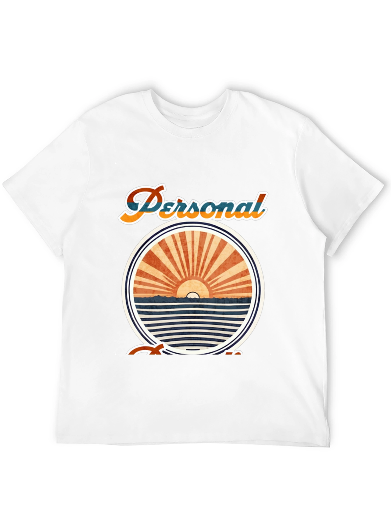 Black Personal Cruise T-Shirt - Black Crew Neck view 12