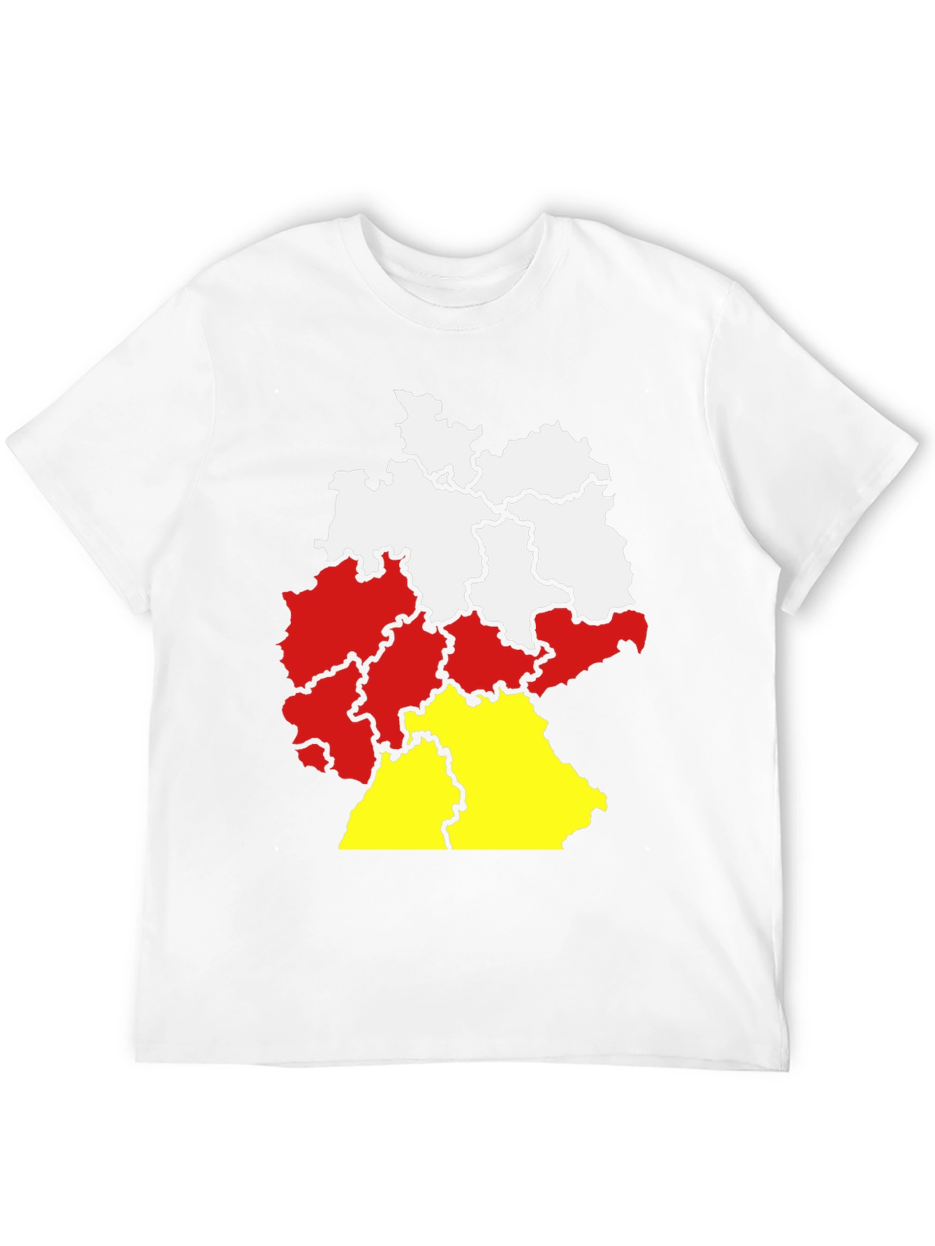 Germany Map Color Block T-Shirt - Deutschland Pride! - 12