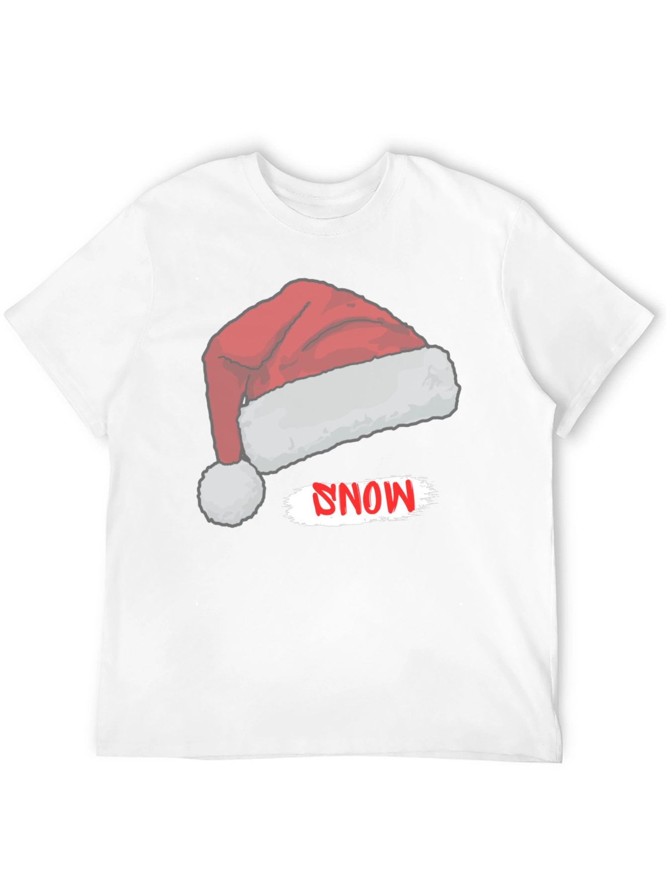 Snow Santa Hat Graphic Tee - 12