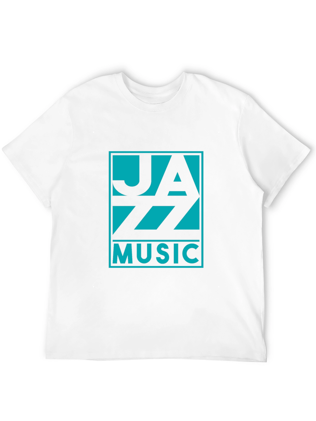 Black Jazz Music Graphic Tee - Black Cotton T-Shirt view 12