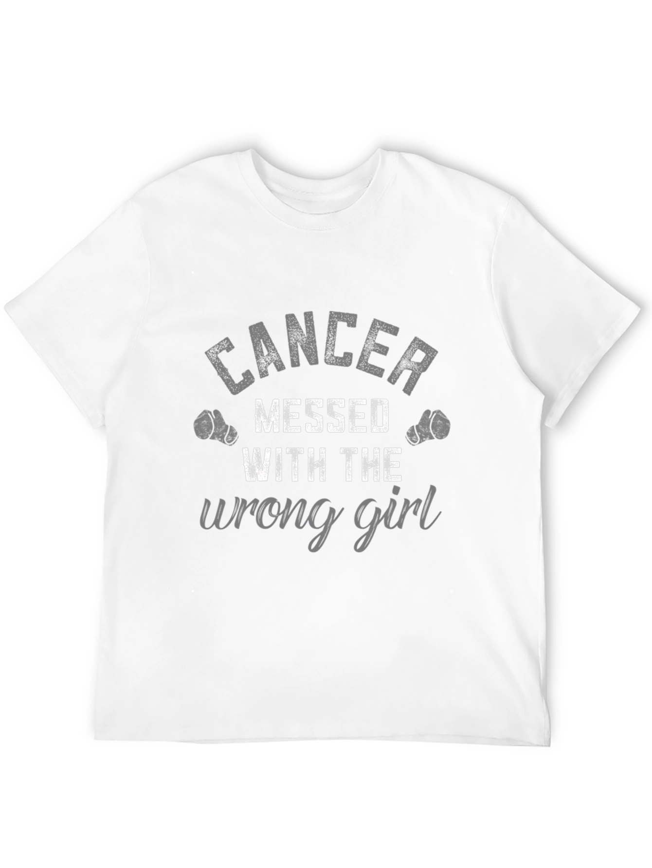 Black Cancer Messed With The Wrong Girl Graphic Tee view 12
