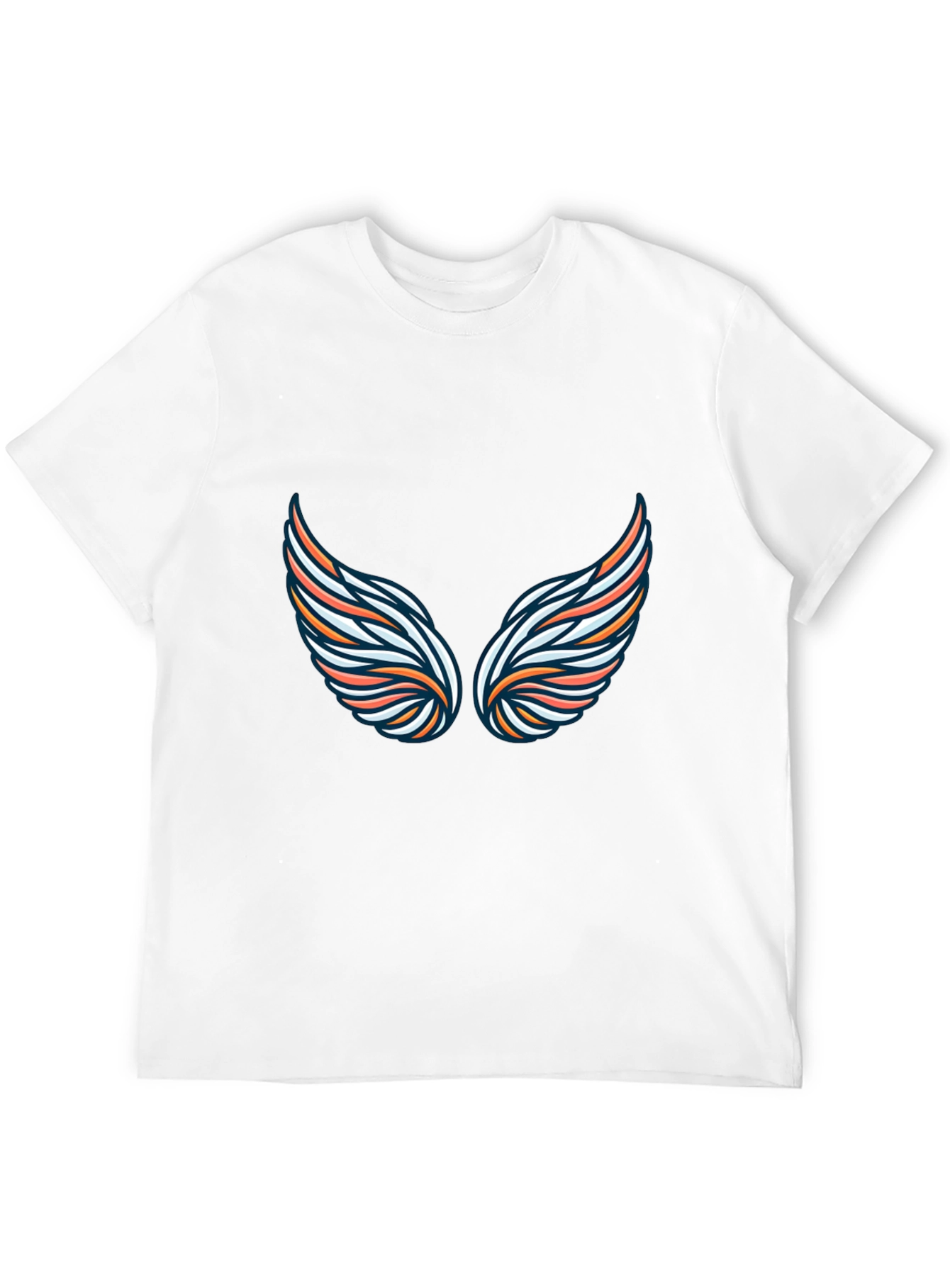 Black Wing Graphic Black T-Shirt view 12