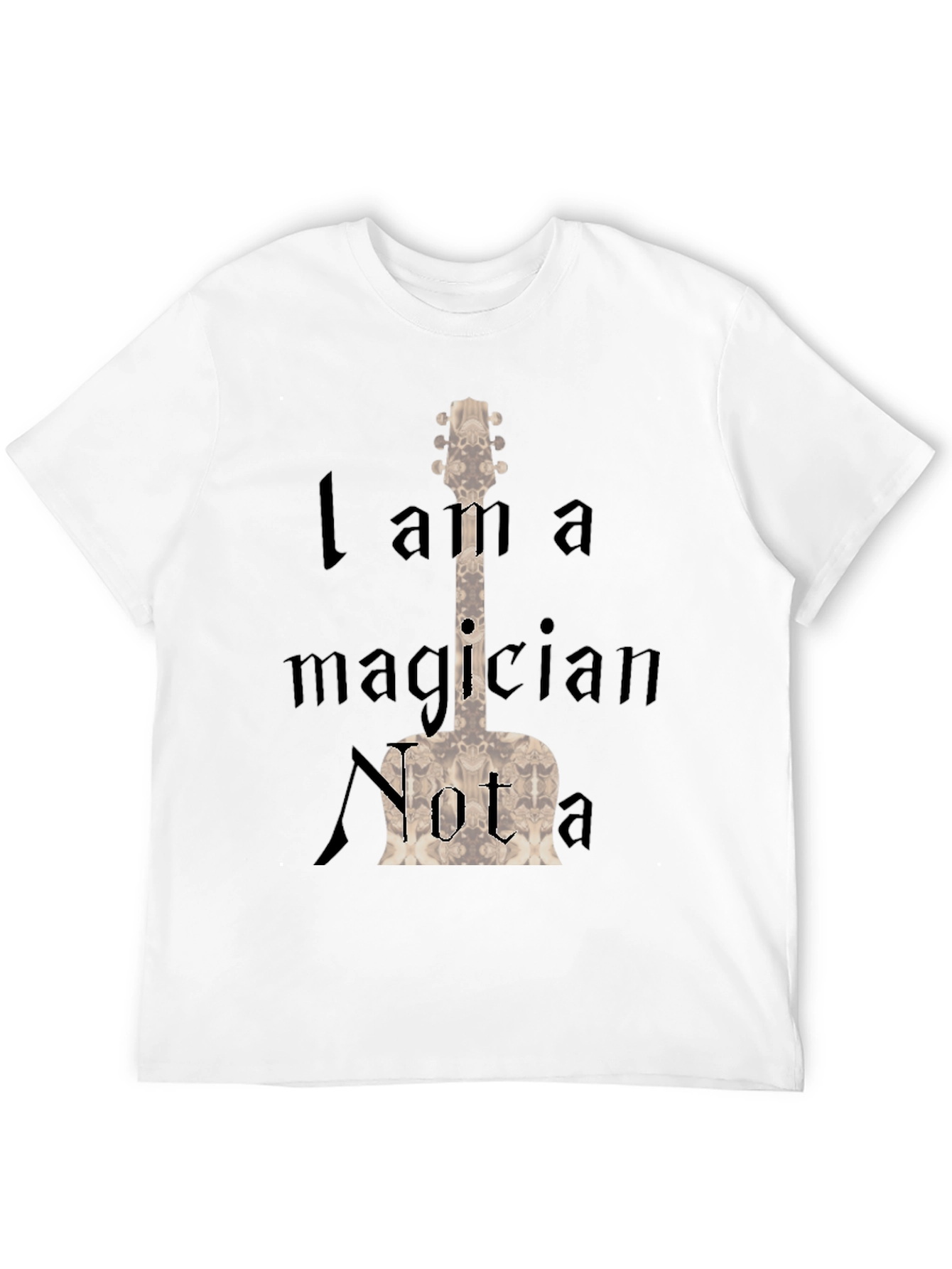 Black I am a Magician Nota Guitarist Tee view 12