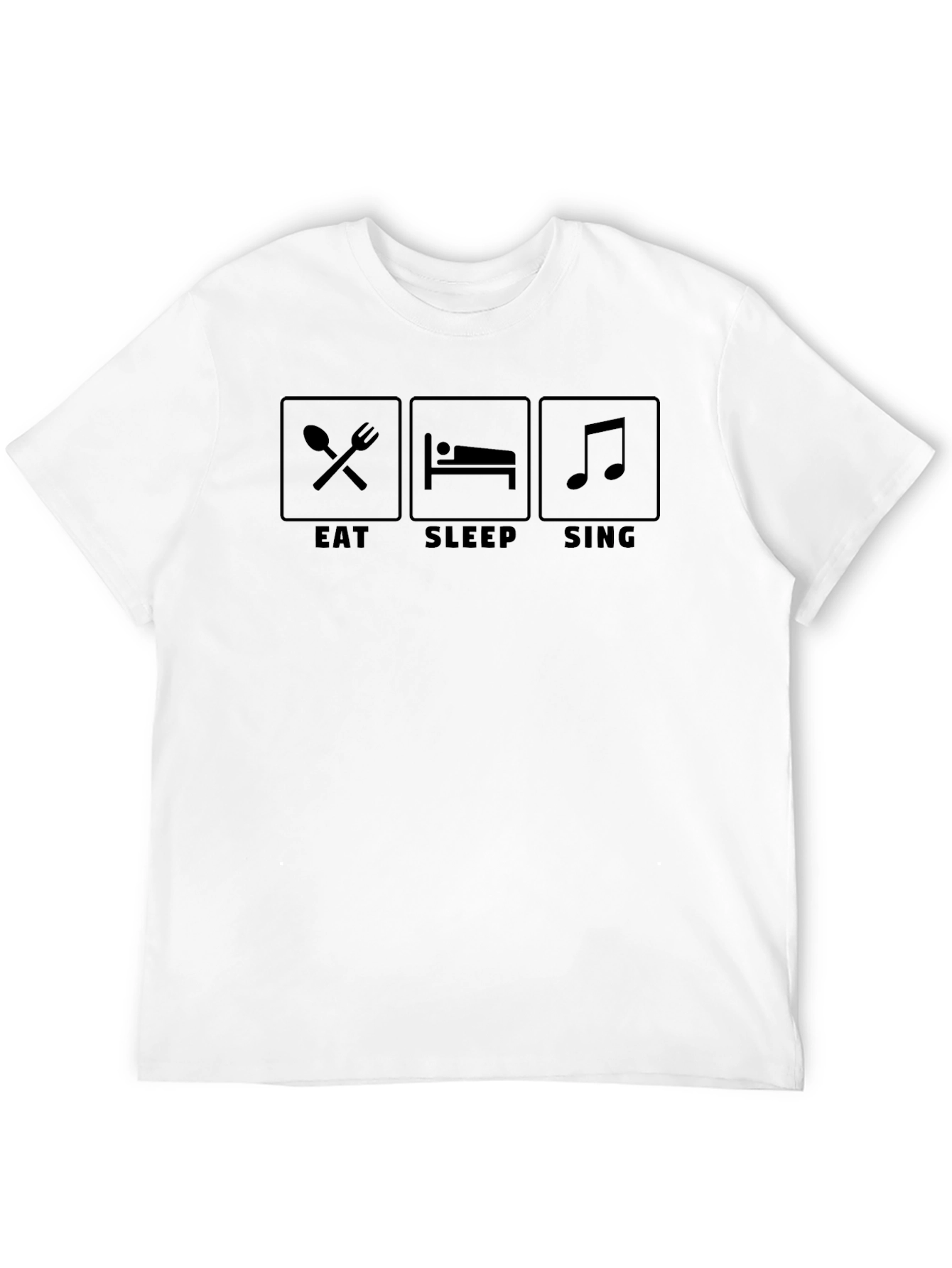 Eat Sleep Sing Graphic T-Shirt - 12