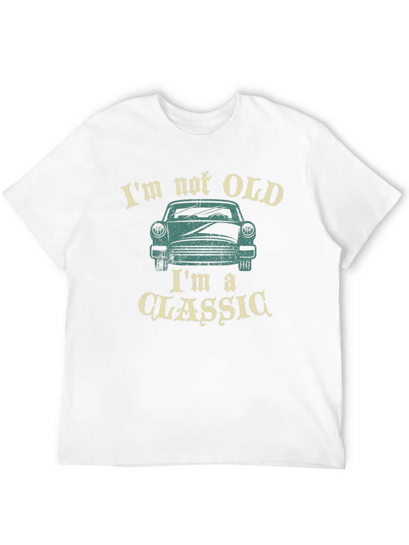 Black I'm Not Old I'm A Classic Car Graphic T-Shirt view 12