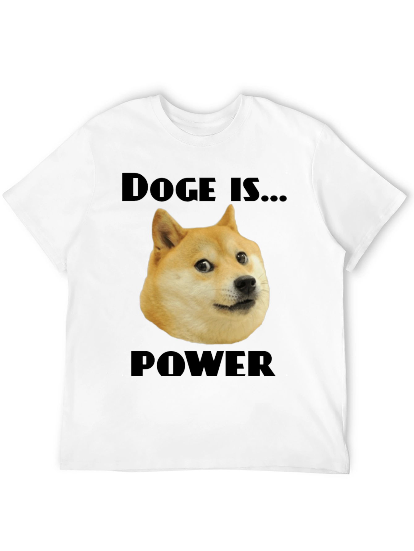 Black Doge is Power Black T-Shirt view 12