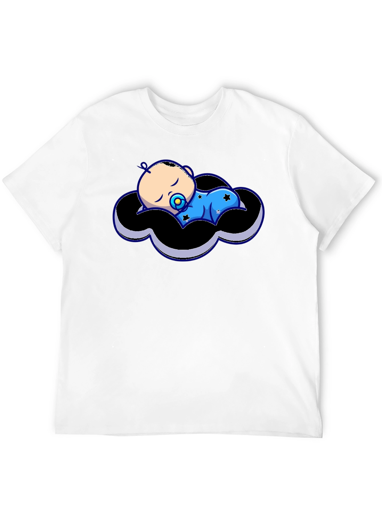 Black Baby Cloud Graphic Tee - Black view 12