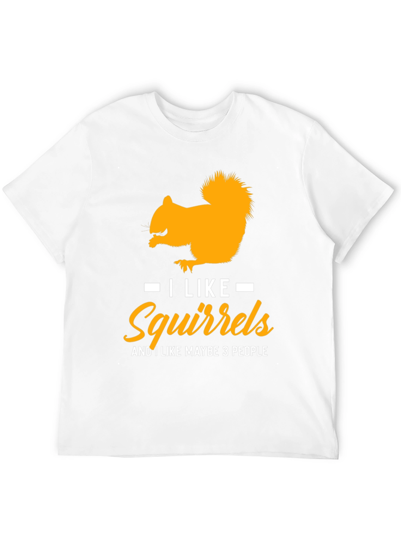Black Squirrel Lover T-Shirt: "I Like Squirrels" view 12