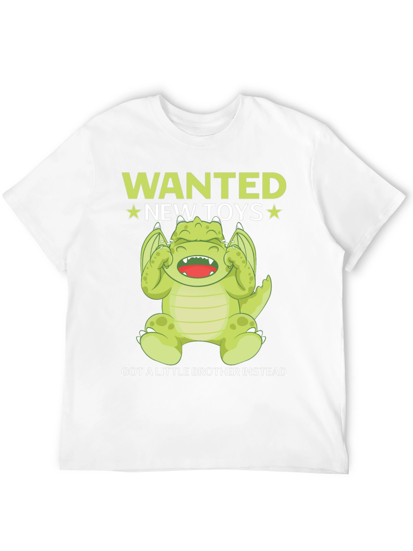 Black Wanted New Toys T-Shirt - Funny Dragon Tee view 12
