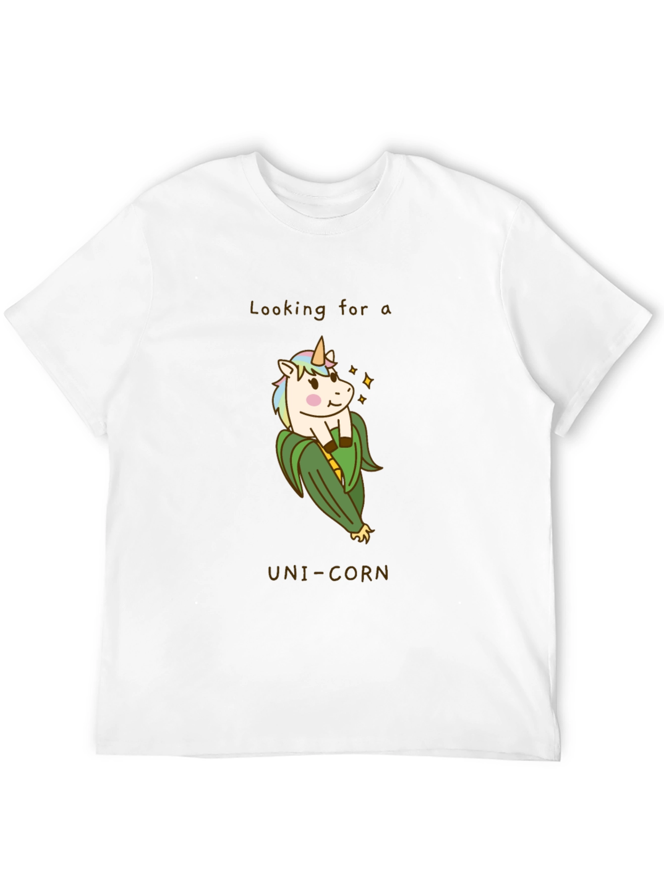 Black Uni-Corn T-Shirt - Funny Unicorn Corn Pun Tee view 12