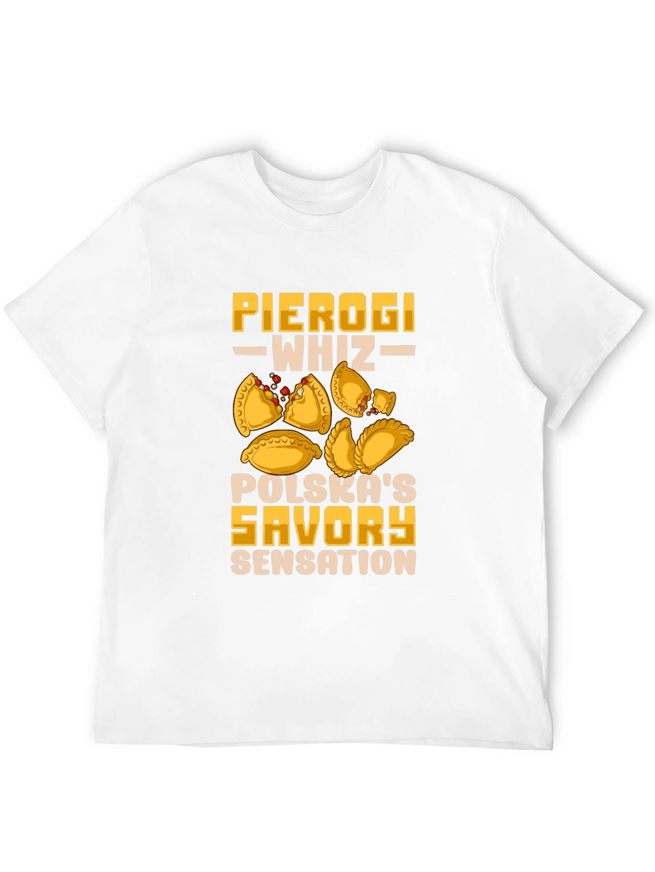 Black Pierogi Whiz T-Shirt | Polska's Savory Sensation view 12