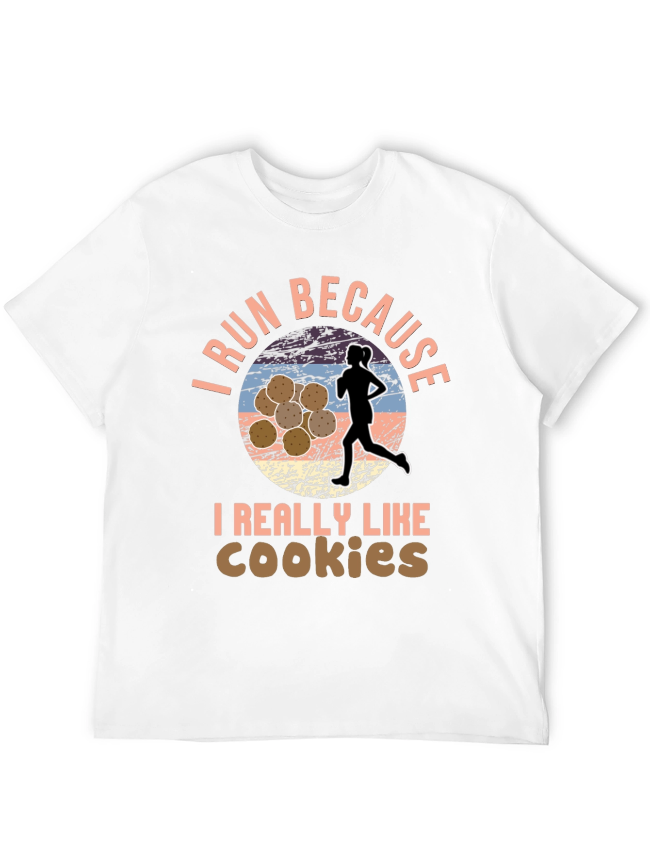 Black Run For Cookies T-Shirt, Funny Running Shirt view 12